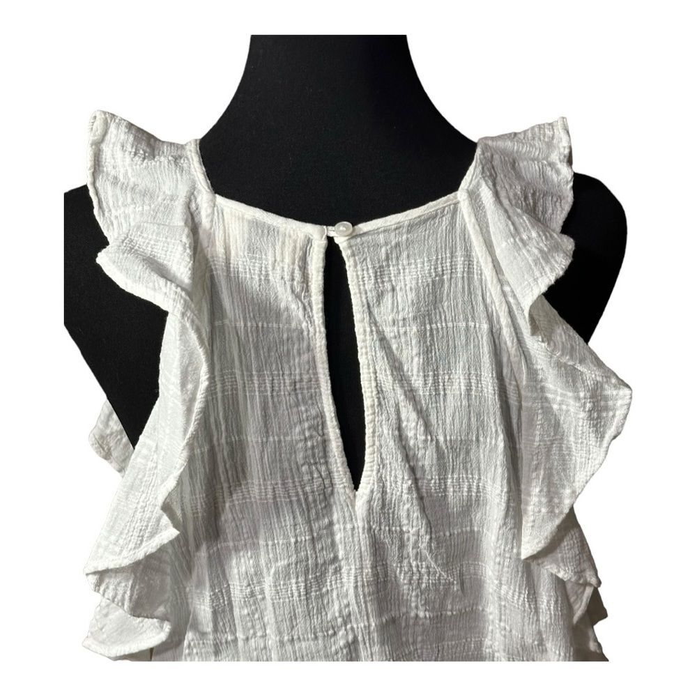 Universal Thread Women’s White Gauzy Sleeveless Top Sz XXL - Picture 6 of 6